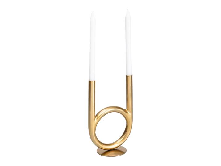 Kerzenständer Ally, Johann Jakob, gold, Aluminium