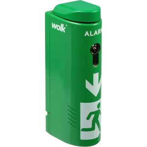 Wolk Türwächter 1001870 für Fluchttür und Notausgang, 98 dB, mit Profilhalbzylinder