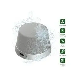 4smarts Bluetooth Lautsprecher SoundForce MagSafe-kompatibel silber/grau