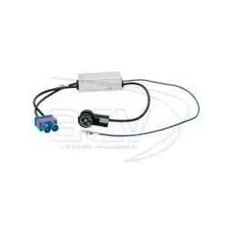 Audi VW SEAT SKODA 50 Ohm ISO-Antennenadapter Doppel-Fakra (Z) mit Phantomein...