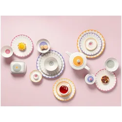 Villeroy & Boch Zuckerdose Fleur couleur, Vorratsbehälter, Mehrfarbig
