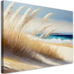 LEINWANDBILD Strand Meeresdünen 100x70cm