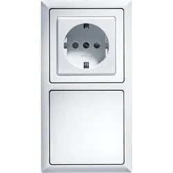 Eltako 2-fach-Rahmen aluminium R2-al