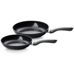 Fissler Pfan.Set 2tgESSENTIAL24u28, Pfannenset + Topfset, Schwarz