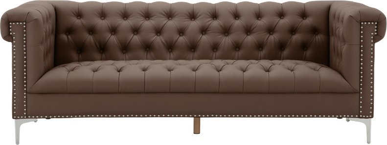 B2B Partner Dreisitzer-Sofa RICK, 3 Sitze, braun