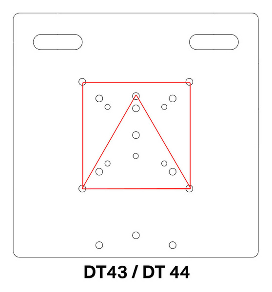 Duratruss BPS-8080 Light Black Baseplate Black