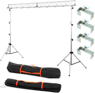 Stageworx LB-3s Lighting Stand Se Bundle Argenté