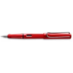 Lamy, Schreibstifte, Füllfeder Safari rot glanz LH Linkshänder (1x)
