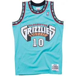 Mitchell & Ness, Herren, Sportshirt, nba trikot vancouver grizzies mike bibby (L), Blau, L