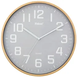 Mebus Quarzwanduhr 17496 Ø 30 cm