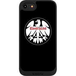 Nivocase Handyhülle für Apple iPhone 7 Hülle NIVOpure Case Schwarz Eintracht Frankfurt Offizielles (Apple iPhone 7), Smartphone Hülle, Schwarz