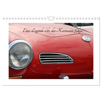 Eine Legende lebt, der Karmann-Ghia (Wandkalender 2026 DIN A4 quer), CALVENDO Monatskalender