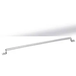 Contacto Hängeleiste aus Edelstahl 18/10, hochglänzend, zur Wandmontage mit zwei  Schraubenlöchern, Materialstärke: 2,5 mm, extra