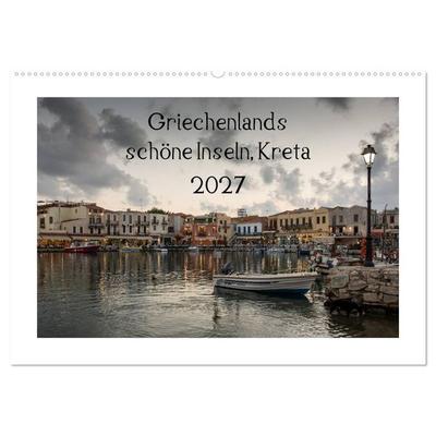 Griechenlands schöne Inseln, Kreta (Wandkalender 2027 DIN A2 quer), CALVENDO Monatskalender
