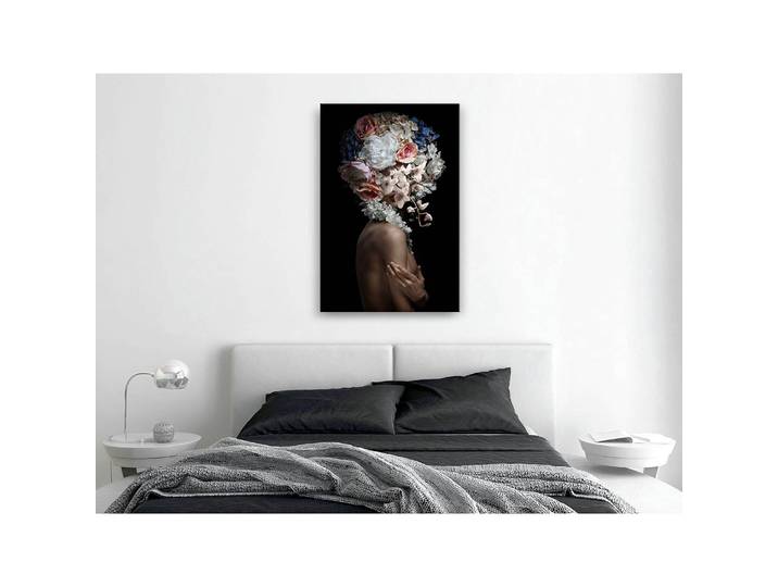 Tableau déco Mysterious Gesture Lin Noir 40 x 60cm