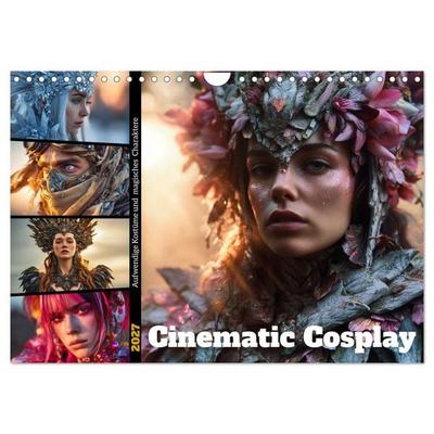Cinematic Cosplay (Wandkalender 2027 DIN A4 quer), CALVENDO Monatskalender