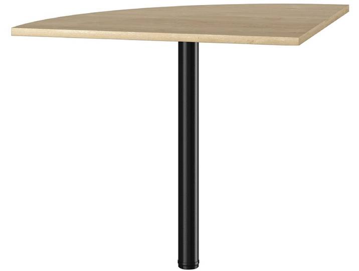 Eckplatte OFFICEO 80x80x74cm eiche