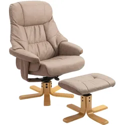 RELAXSESSEL mit Hocker, Fernsehsessel, Polstersessel TV Sessel mit Liegefunktion