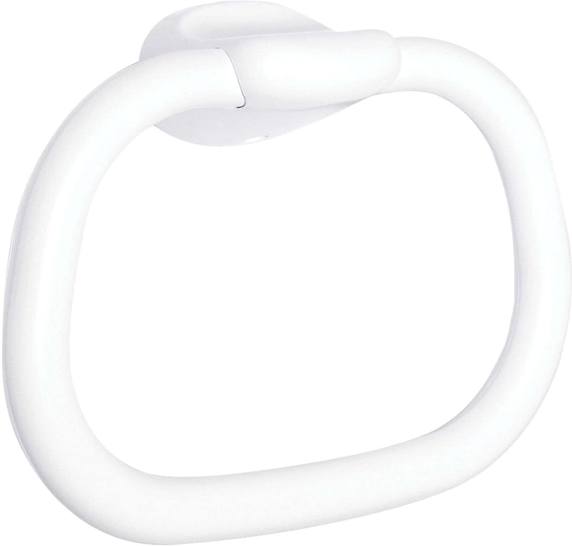 Tecnomat ANELLO PORTASALVIETTE SERIE SKY IN PLASTICA FISSAGGIO A MURO COLORE BIANCO