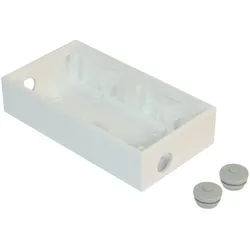 Shelly, Zubehör Schalterprogramm, Zubehör / Aufputzgehäuse Doppelt für Wall Switch, 35mm