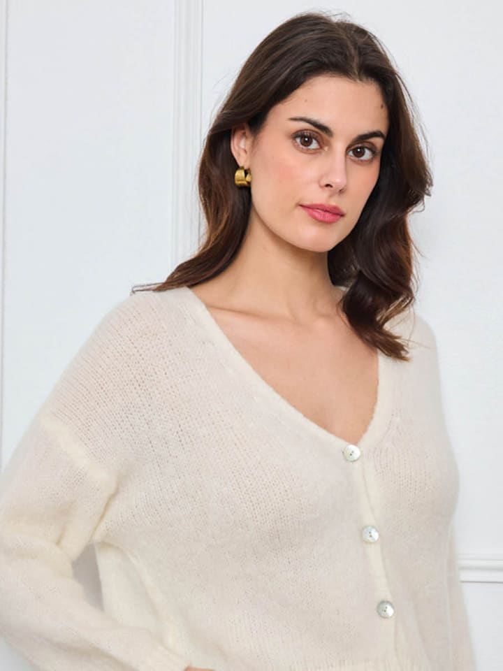 CXL by Christian Lacroix Cardigan in Creme - onesize