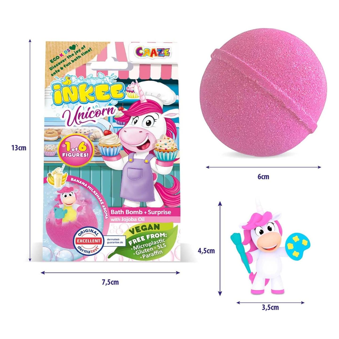 Craze Unicorn (Badekugeln, 130 g) (50781)