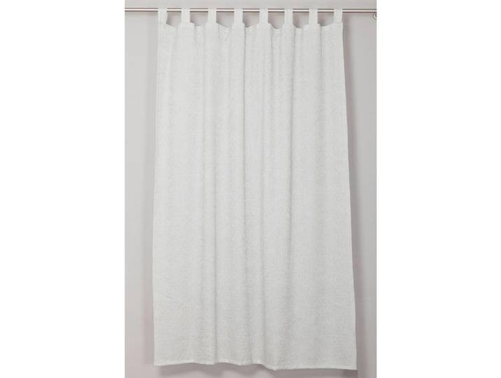 Schlaufenvorhang, Grau, Textil, Struktur, 150x260 cm, Heimtextilien, Vorhänge, Fertigvorhänge, Schlaufenvorhänge