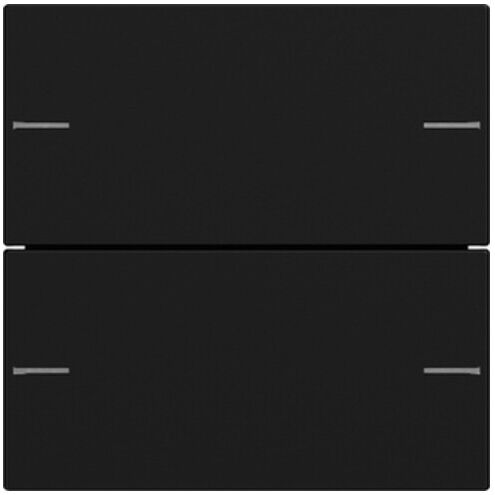 Gira Set de bascule double capteur tactile noir 5752005 (5752005)