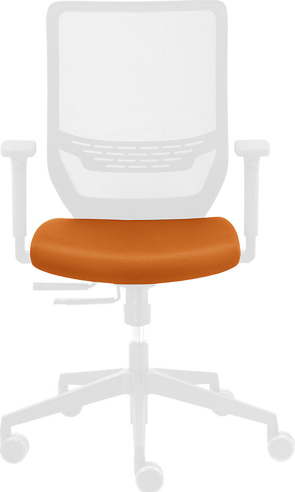 Sitzhusse TO-SYNC, für Bürodrehstuhl, orange Dauphin