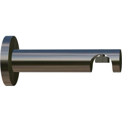 Träger INDEKO, silber (edelstahlfarben), Ø:1,6cm, Gardinenstangenhalterungen, ø 16 mm für Innenlaufsysteme