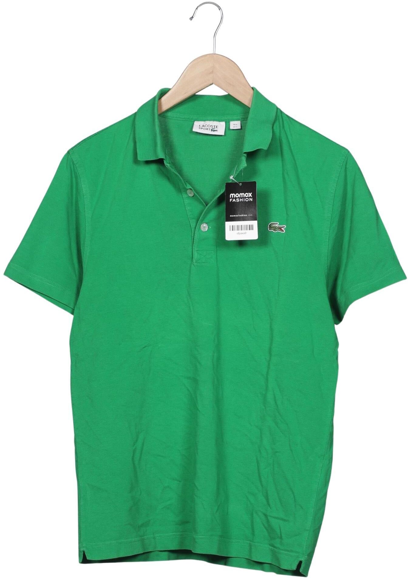 Lacoste Sport Herren Poloshirt, Grün, Gr. S, Baumwolle - Second Hand