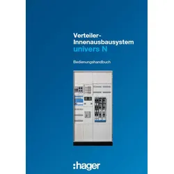 Hager UZ44BDA 10x Bedienungshandbuch für univers N