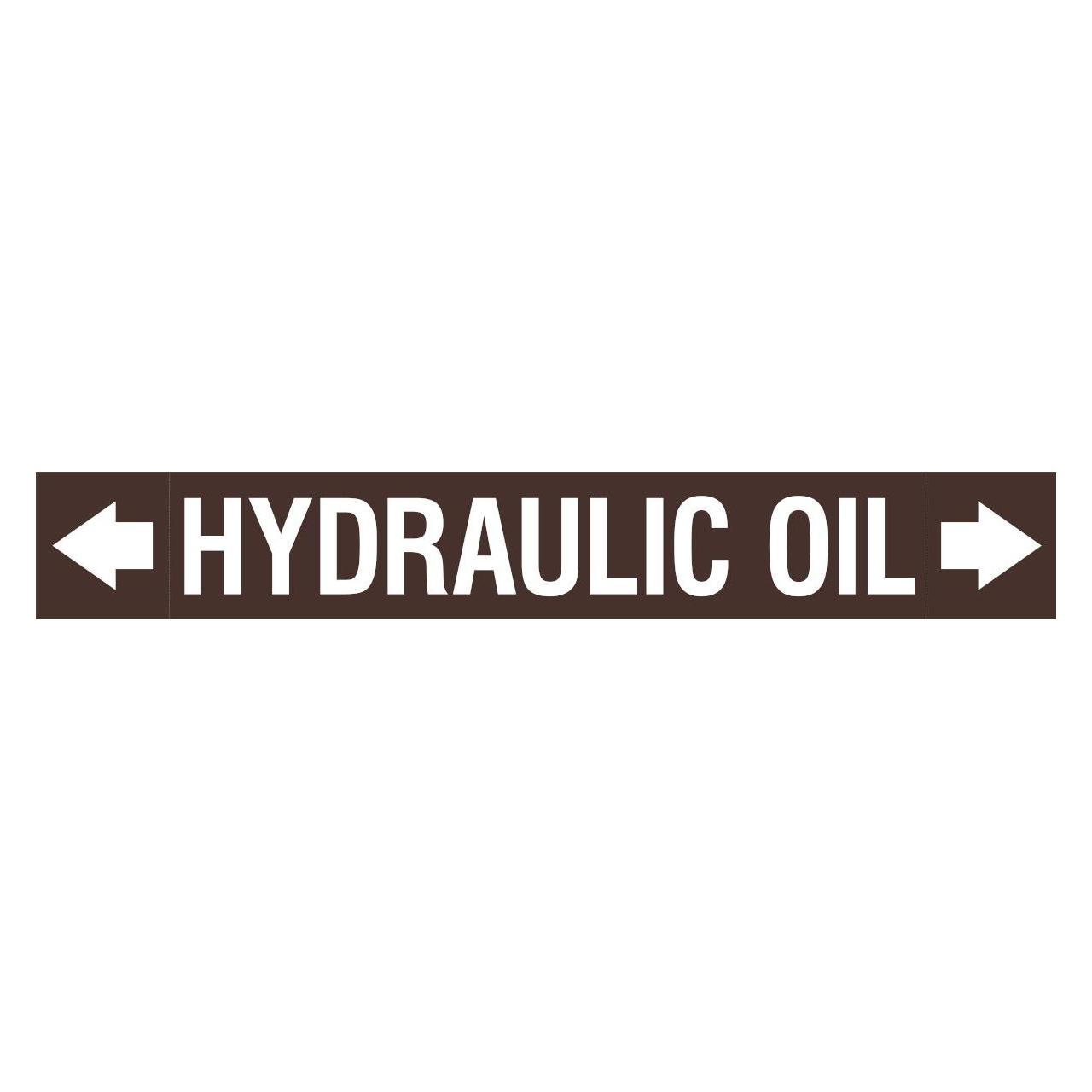 Brady ASME - Rohrmarkierer - Hydraulic Oil (ASMEPM-100X690MM-HYDRAULIC OIL)