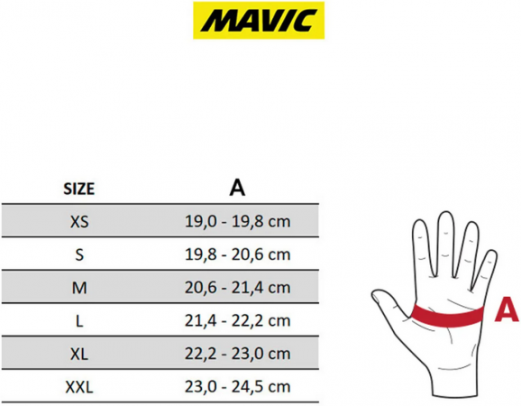 MAVIC Guanti invernali  H2O dita lunghe nero