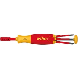 WIHA 38611 - Bit-Satz Magazin-Bithalter LiftUP, 7-teilig gemischt