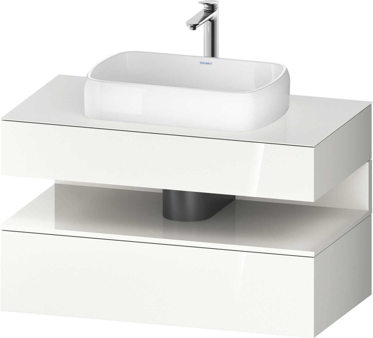 Duravit Waschtischunterschrank Qatego 100x55x60cm, w g, Konsolenpl., Nischenb (QA4731022220010)