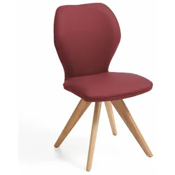 Stuhl Colorado Leder Rot