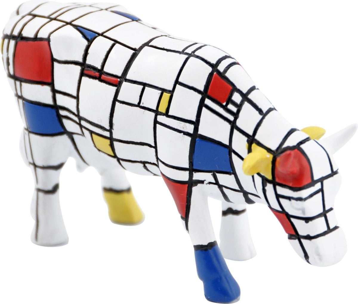 CowParade Moondrian Small Tabletop Decoratie