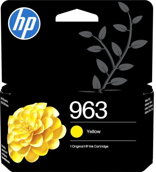 HP No 963 3ja25ae#bgx Blækpatron, Gul