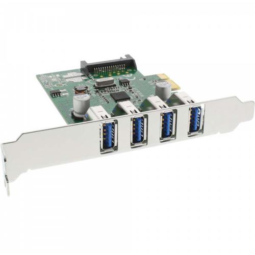 InLine 76661C 4 Port PCIe inkl. Low Profile Slotblech / Low Profile retail