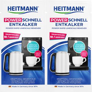 Heitmann Entkalker Power Schnell-Entkalker, Pulver, für 2 Anwendungen, 2x 20g