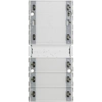 KNX Tastsensor 3 Komfort vierfach mit Inbetriebnahme-Wippe und Raumthermostat Retail