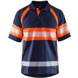 Blakläder, Arbeitsoberteil, UV-geschütztes Poloshirt mit hoher Sichtbarkeit (3XL)