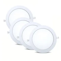V-Tac 18w Slim LED Panel Einbauleuchte Deckeneinbau Panelleuchte Deckenlampe Rund Ø 225mm Kaltweiß