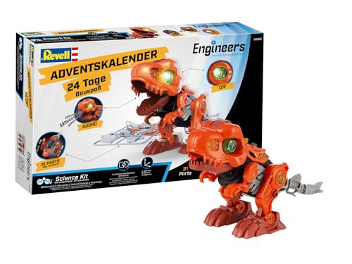 Revell Engineers Adventskalender Electric T.Rex met led-ogen en geluid