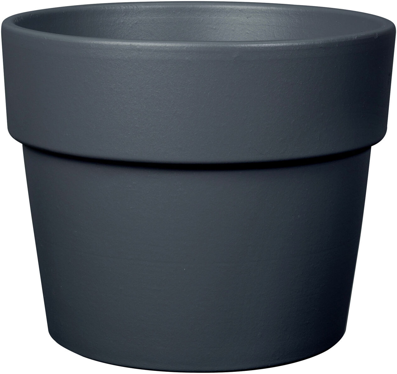 DEROMA Bigband Pflanztopf Perfetto Ø 29 cm Terrakotta anthrazit