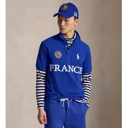 Polo Ralph Lauren für Herren. 710B20852001 Polo de Francia Classic Fit blau (L), Lässig, Baumwolle, Kurzarm