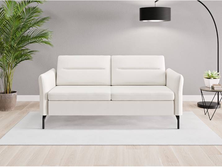 Einzelsofa Rio - Beige/Braun (Cremeweiß) - Softwolle