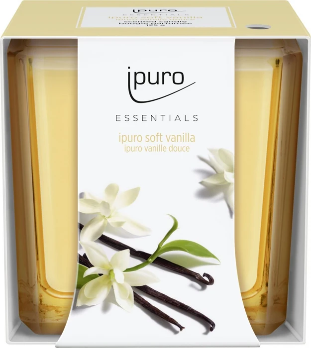ipuro Duftkerze Soft Vanilla gelb Vanilla, 1 St.