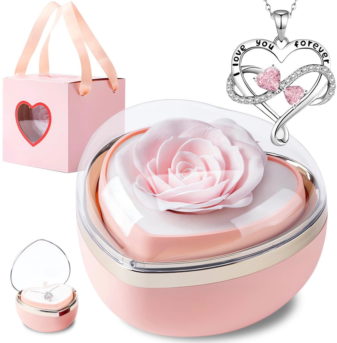 Dailygoods Eeuwige Geconserveerde Roos voor Sieraden en Decoratie